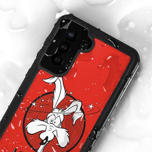 Looney Tunes Wile E Coyote Stars Galaxy S24 Plus Waterproof Case